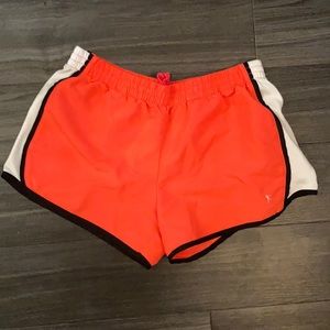 Neon Red Danskin Shorts